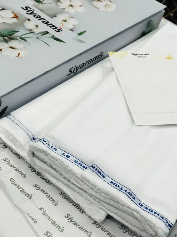 Siyaram's_White_&_White_Cotton_Linen_Shirt_&_Trouser_Fabric_Combo
