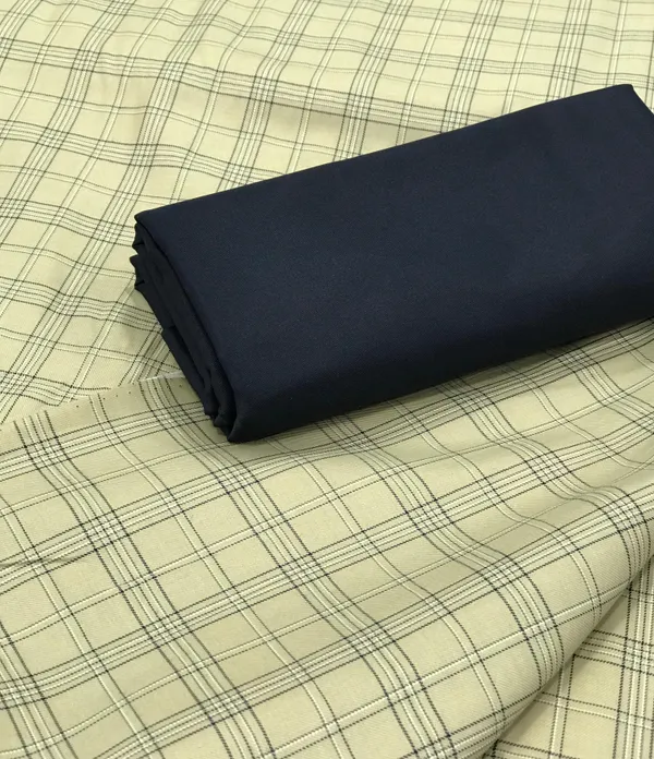 Yarn_Dated_chex_soft_cotton_and_Trouser_fabric