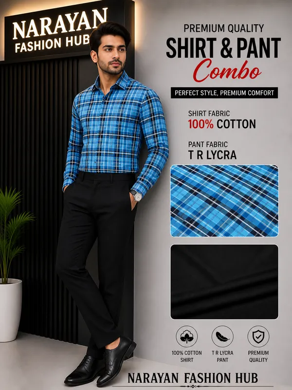 CHECKS_COTTON_SHIRT_AND_TROUSER