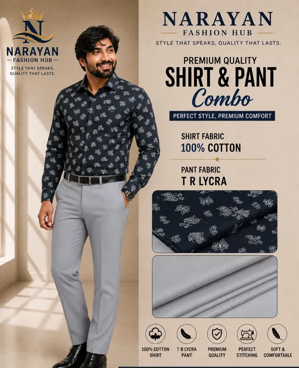 SHIRT_AND_PENT_FABRIC_SOFT_COTTON_