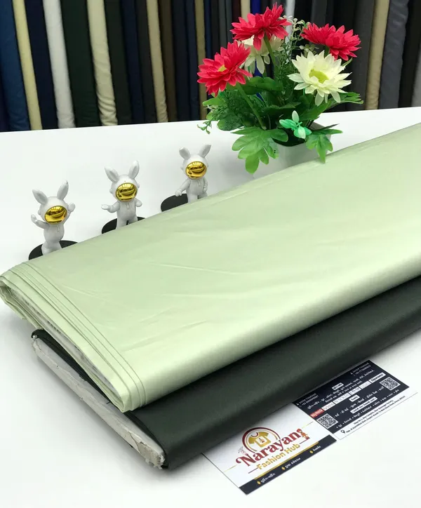 Green_Giza_Cotton_Plain_Shirt_With_Tr_Lycra_Pent