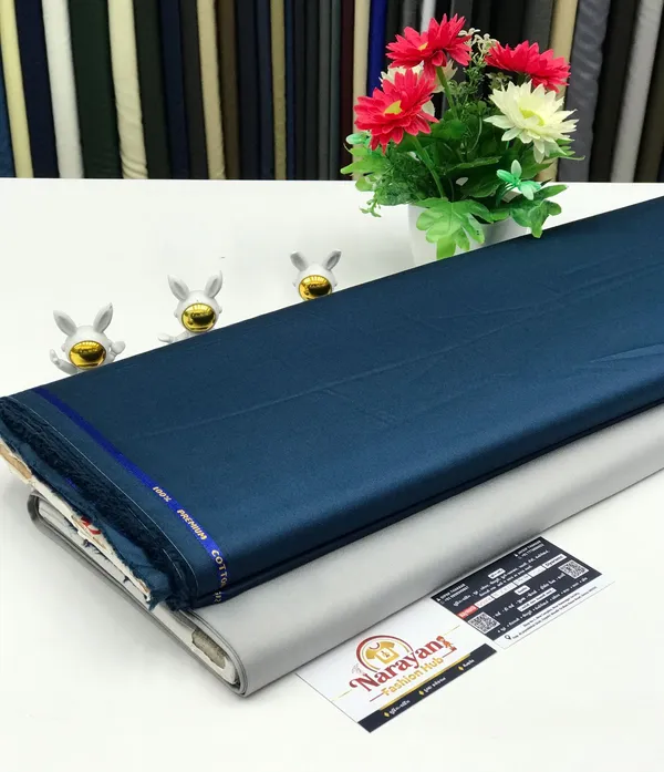 Blue_Giza_Cotton_Plain_Shirt_With_Tr_Lycra_Pent