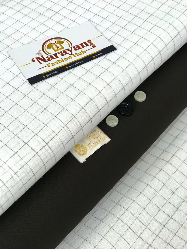 Yarn_Dated_chex_soft_linen_cotton_and_Trouser_fabric