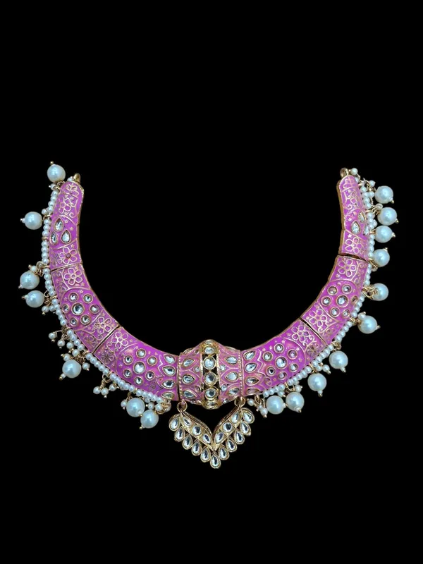 Designer_Meenakari_Hasli_Nacklace_without_Earring