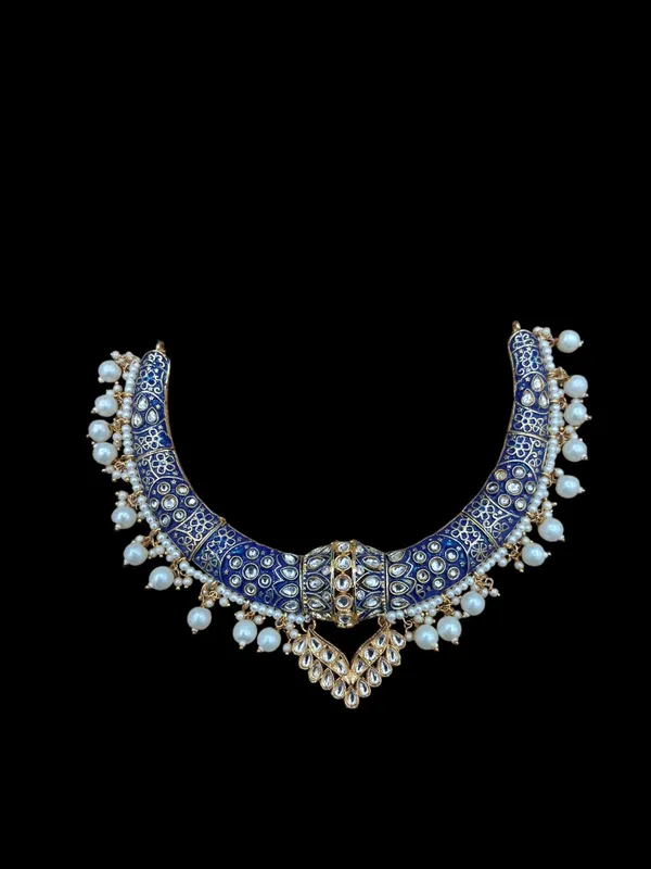 Designer_Meenakari_Hasli_Nacklace_without_Earring
