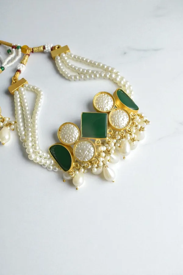 Latest_Designer_Choker_Necklace_Set_With_Earring_for_her