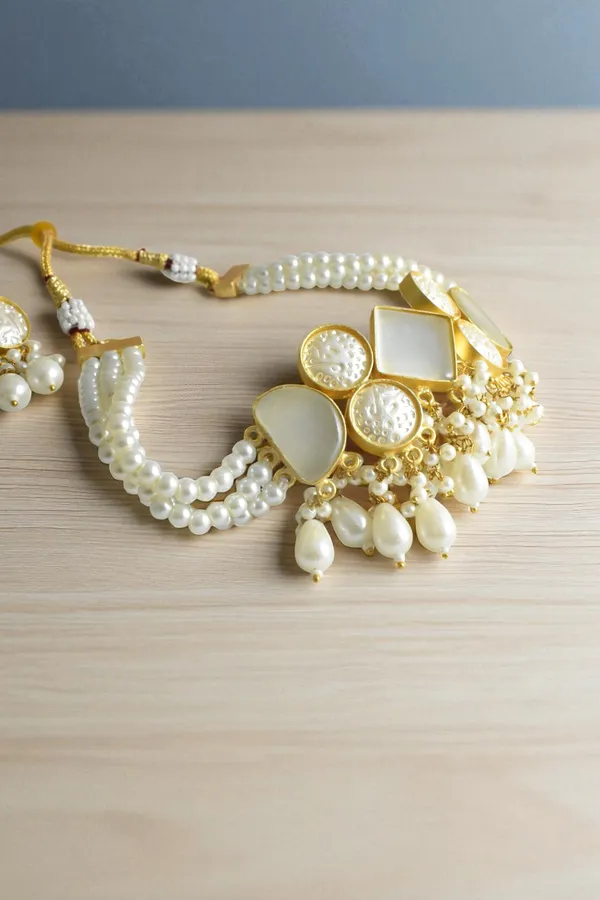 Latest_Designer_Choker_Necklace_Set_With_Earring_for_her