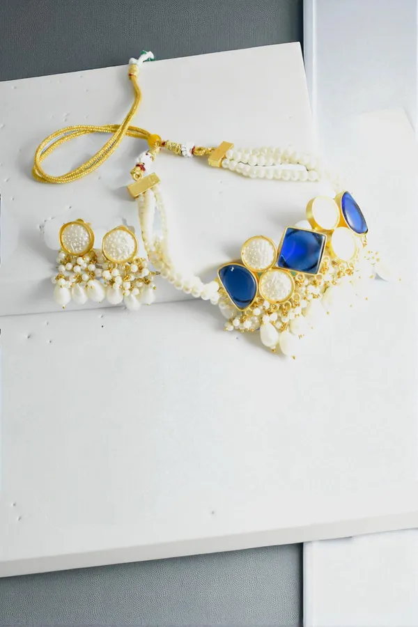 Latest_Designer_Choker_Necklace_Set_With_Earring_for_her