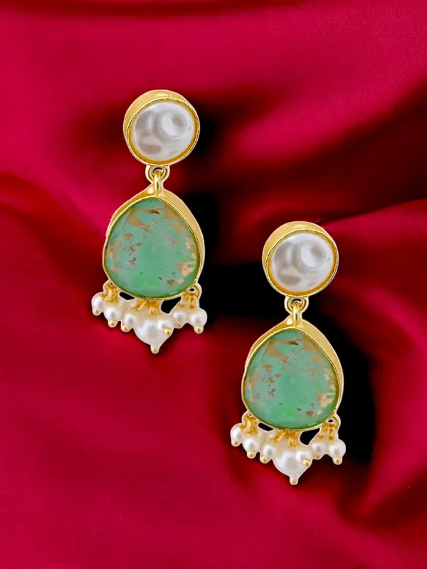 Latest_Designer_Stone_Based_Pearl_Earring_Set