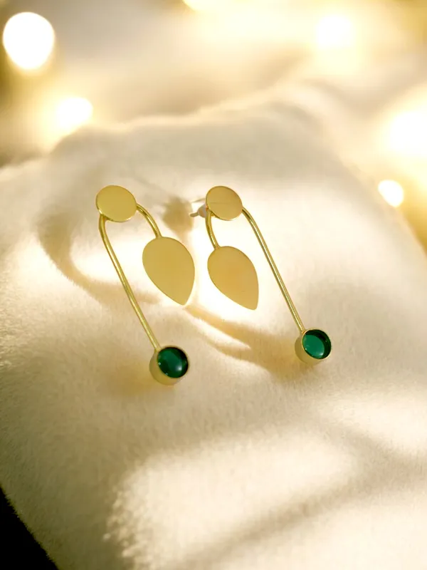 Latest_Stone_Based_Gold_Plated_Earring