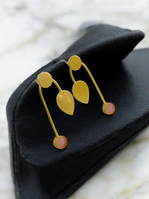 Latest_Stone_Based_Gold_Plated_Earring
