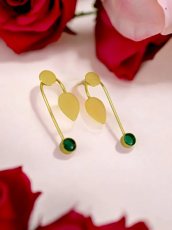 Latest_Stone_Based_Gold_Plated_Earring