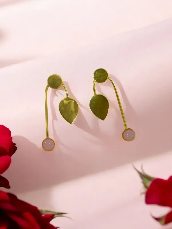 Latest_Stone_Based_Gold_Plated_Earring