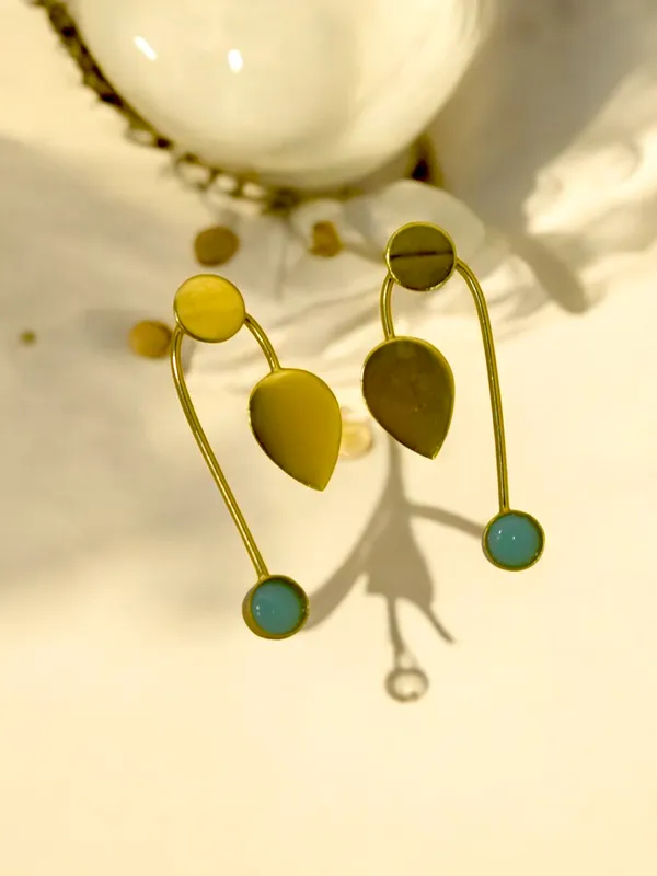 Latest_Stone_Based_Gold_Plated_Earring