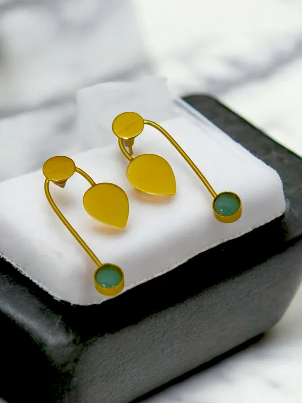 Latest_Stone_Based_Gold_Plated_Earring