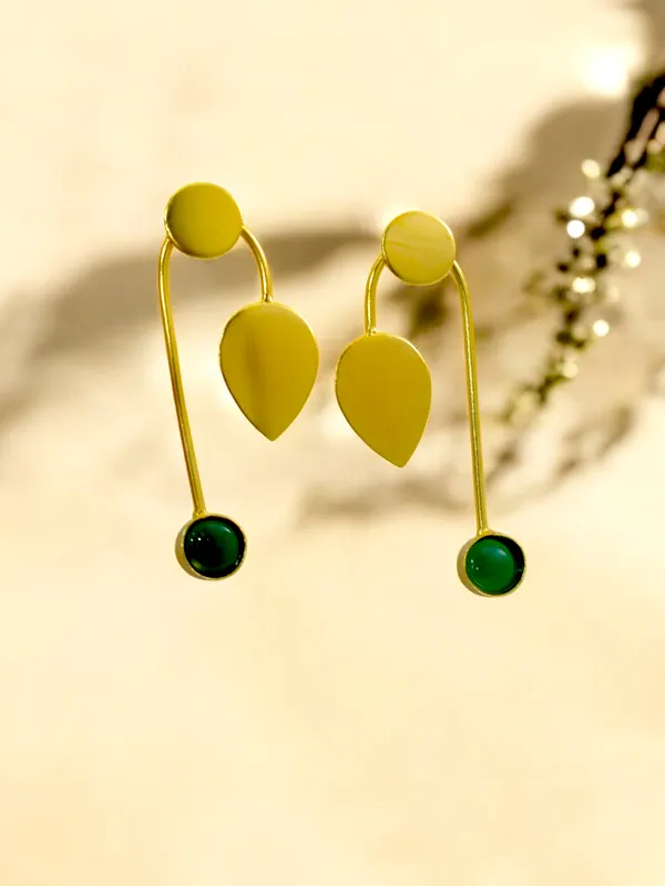 Latest_Stone_Based_Gold_Plated_Earring