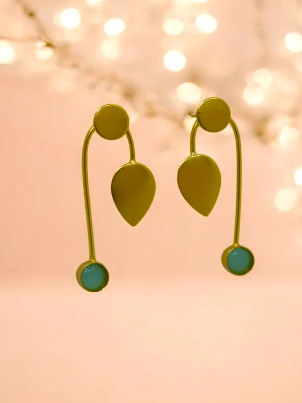 Latest_Stone_Based_Gold_Plated_Earring