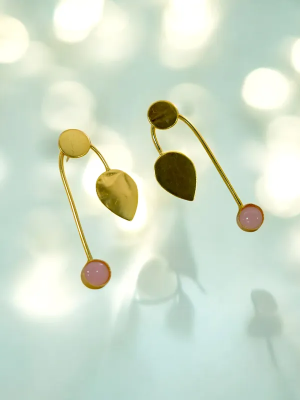 Latest_Stone_Based_Gold_Plated_Earring