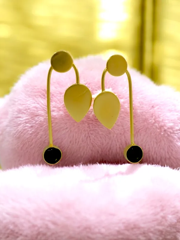 Latest_Stone_Based_Gold_Plated_Earring