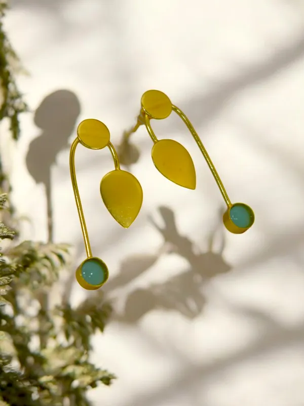 Latest_Stone_Based_Gold_Plated_Earring
