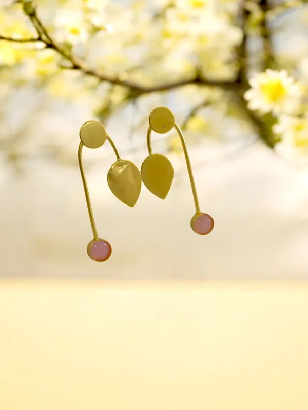 Latest_Stone_Based_Gold_Plated_Earring