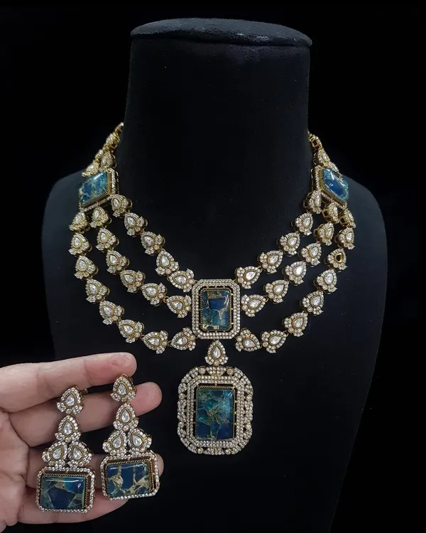 Premium_Latest_Designer_Blue_Stone_AD_Kundan_Necklace_Set