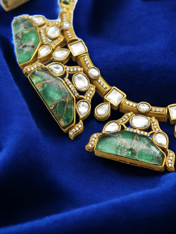 Premium_Latest_Designer_Semi_Precious_Stone_Necklace_Set