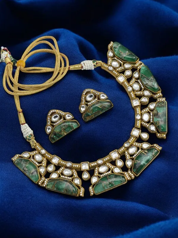 Premium_Latest_Designer_Semi_Precious_Stone_Necklace_Set