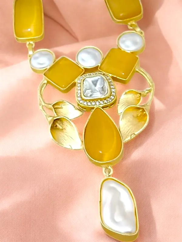 Premium_Quality_Semi_Precious_Stone_Necklace_set_with_Earring_Set_for_Women