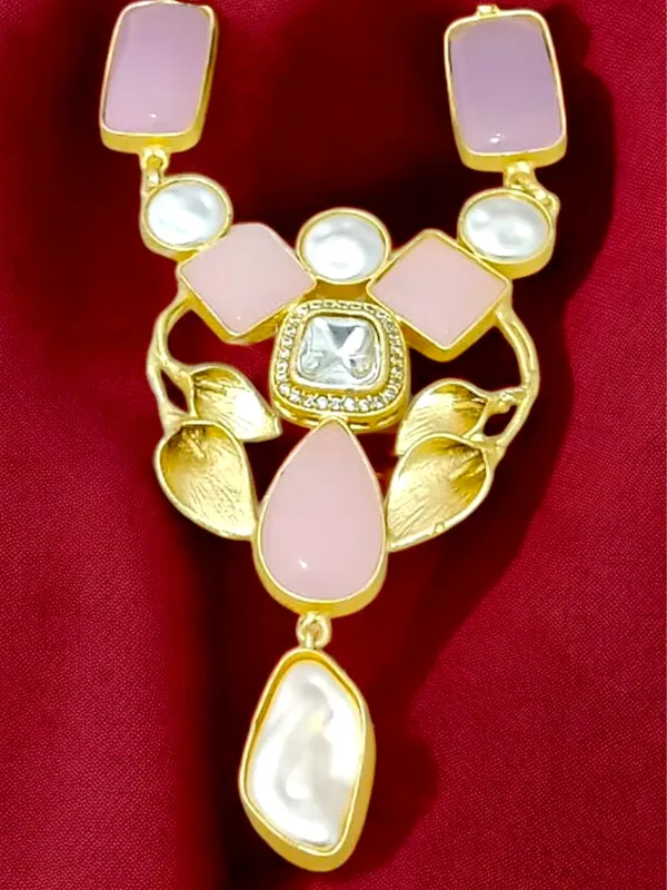 Premium_Quality_Semi_Precious_Stone_Necklace_set_with_Earring_Set_for_Women