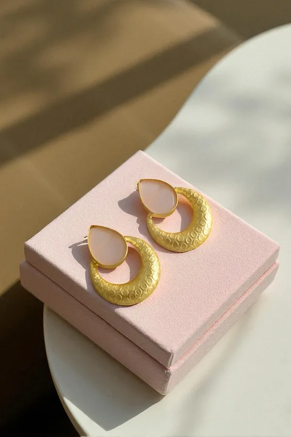 Premium_Pink_Stone_Based_Earring