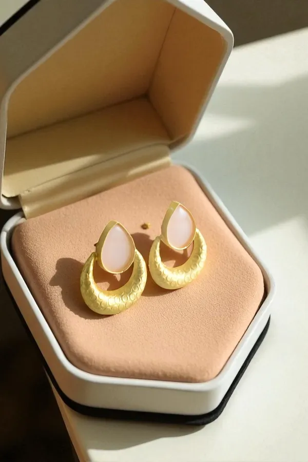 Premium_Pink_Stone_Based_Earring