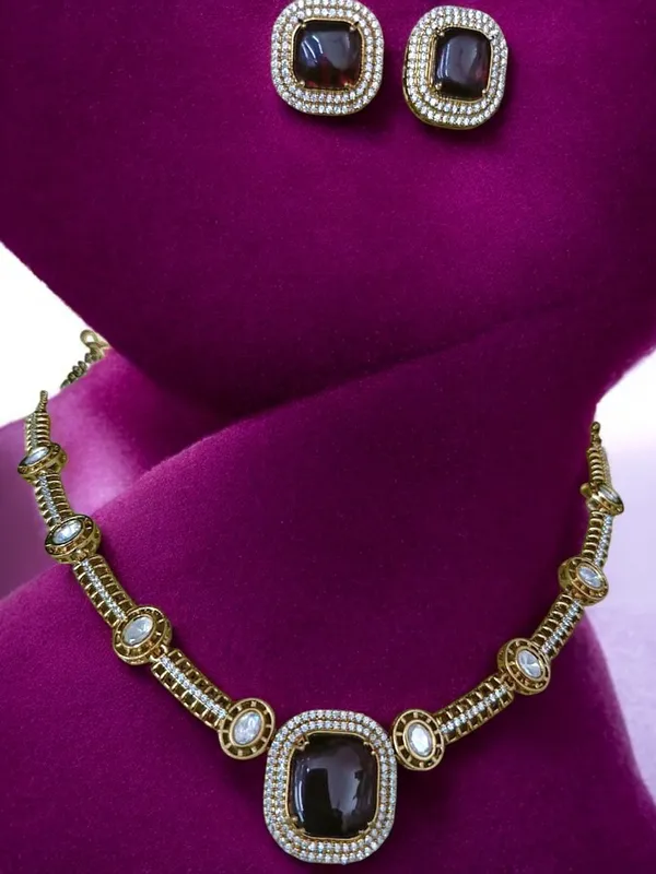 Premium_Quality_Dark_stoned_Ad_stone_Necklace_with_Earrings