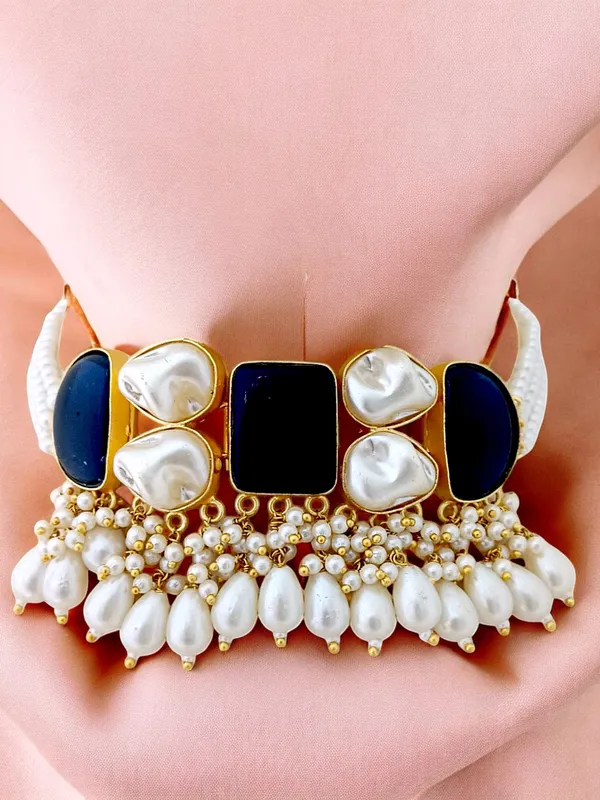 Premium_Quality_Designer_Blue_Peral_Choker_Necklace_Set