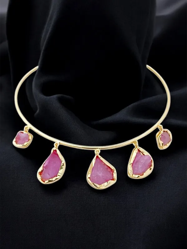 Premium_Quality_Semi_Precious_Stone_Necklace_set_with_Earring_Set_for_Women