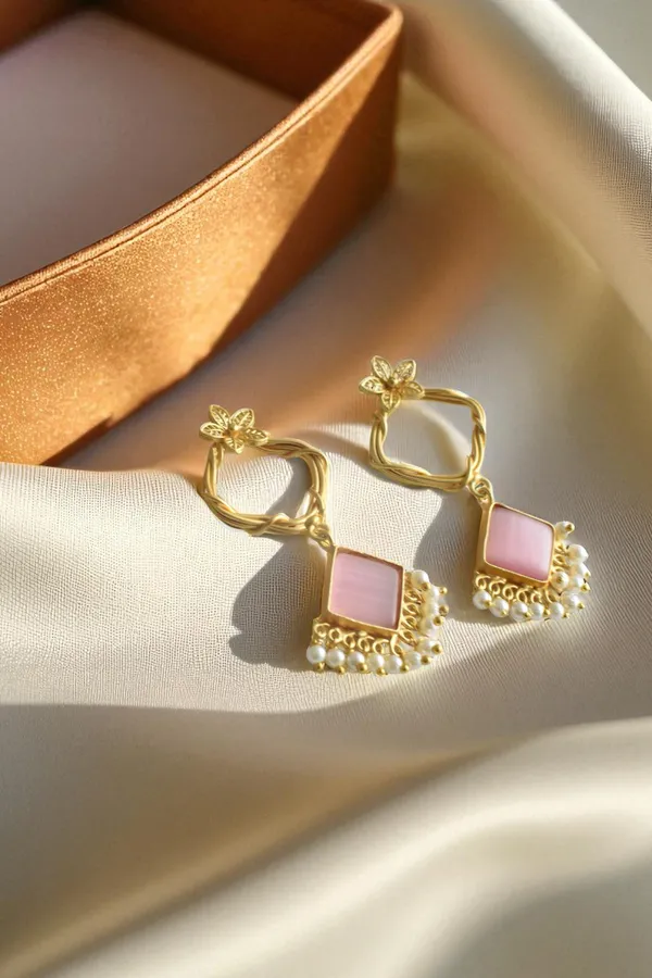 Royal_Rani_Pink__Elegant_Earring_For_Her_