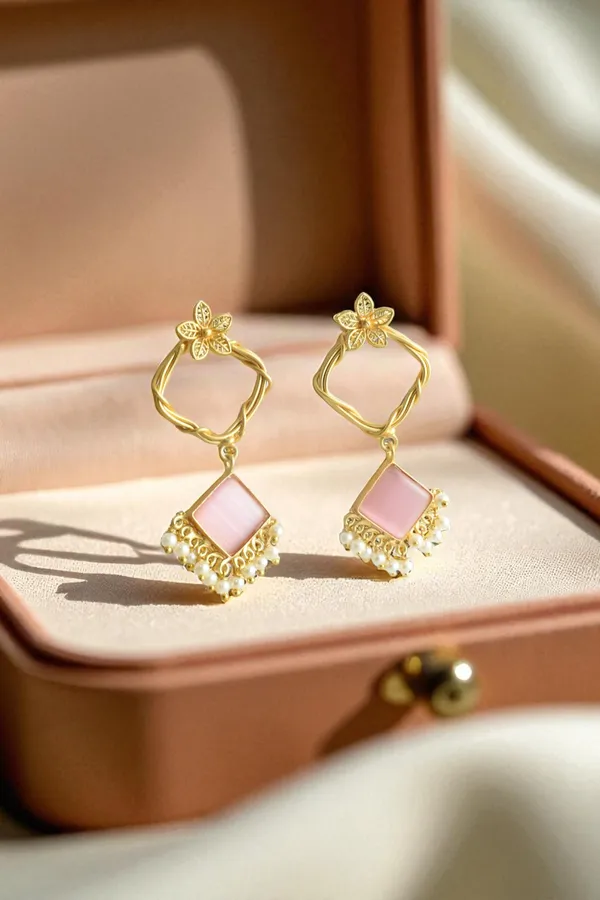 Royal_Rani_Pink__Elegant_Earring_For_Her_