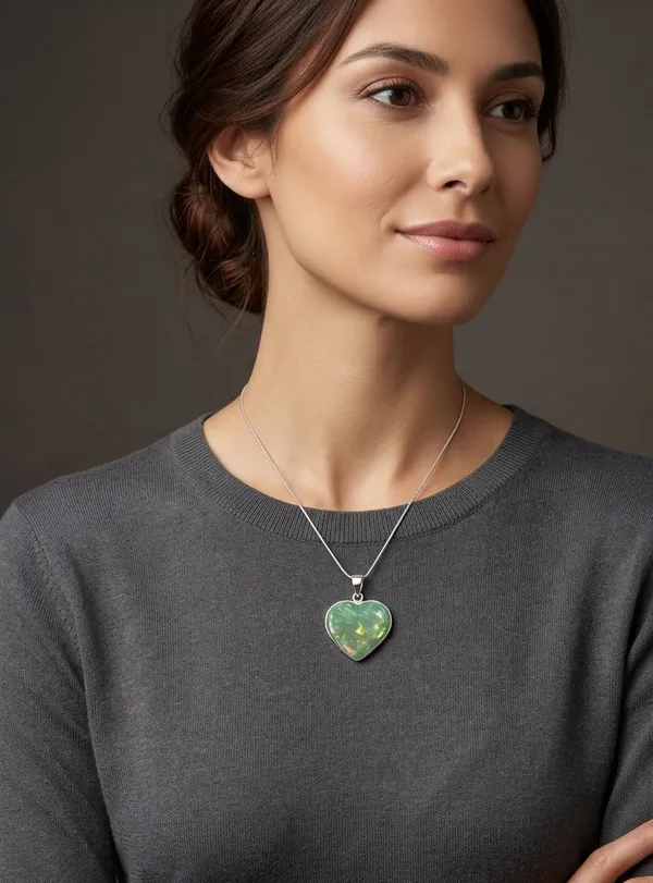 Silver_heart-shaped_pendant_with__opal_stone