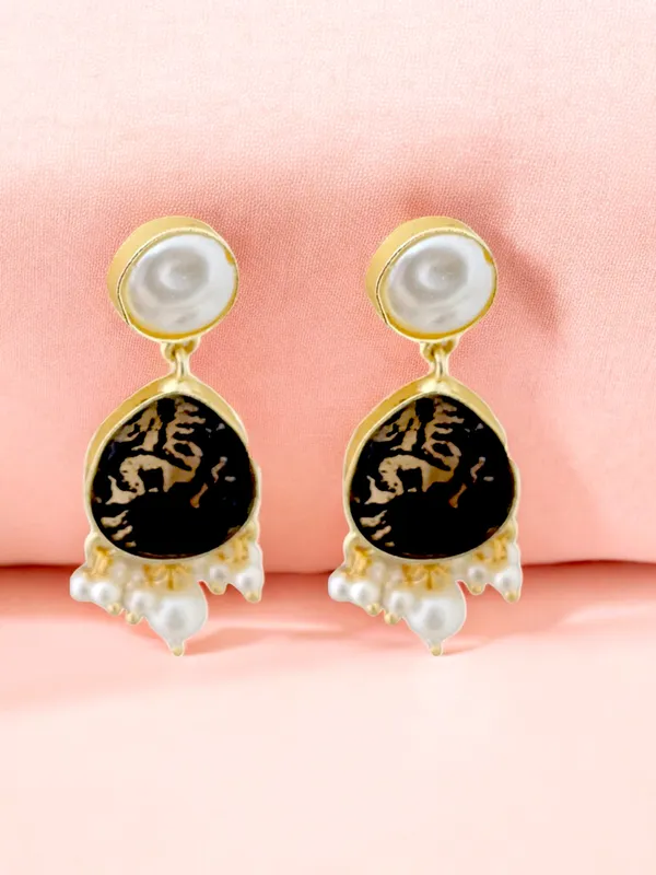 Premium_Black_Stone_Earring_Set