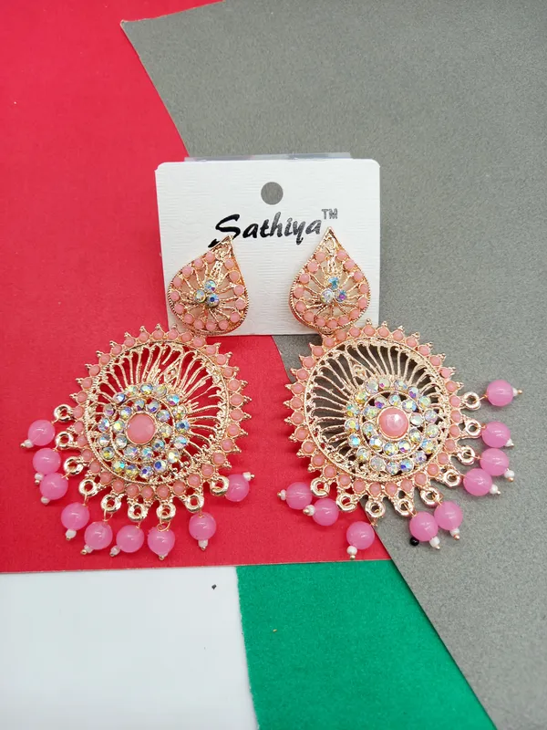Trendy_Design_Pink_Earring_For_Girls_And_Women