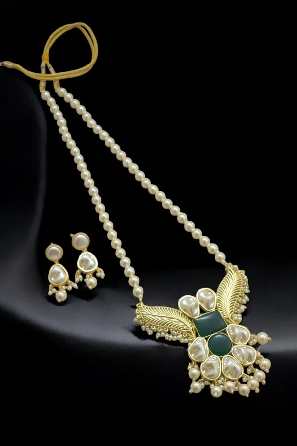 Trendy_Long_Peral_Necklace_Set