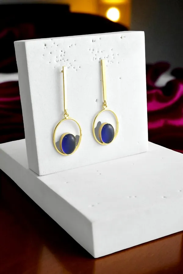 Trendy_Premium_Blue_Stone_Based_Earring_for_Her