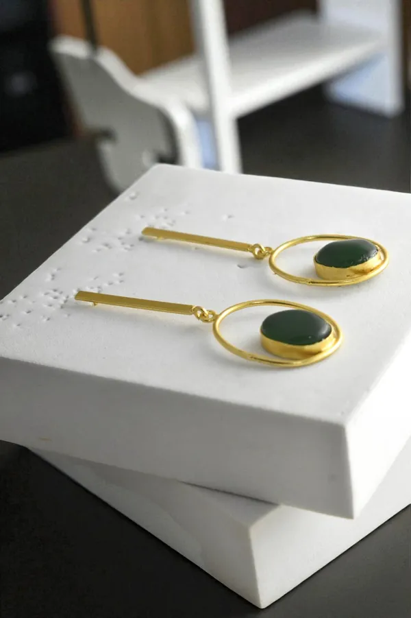 Trendy_Premium_Green_Stone_Based_Earring_for_Her