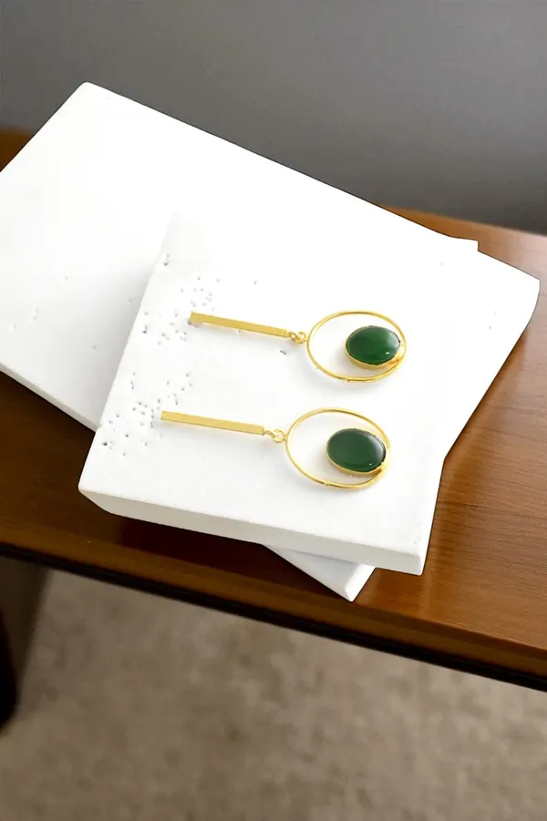 Trendy_Premium_Green_Stone_Based_Earring_for_Her