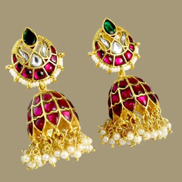 Trendy_Premium_Hand_Made_Meena_Kari_Jhumki_Earring_for_Marriage_Season