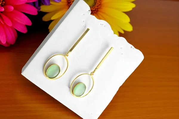 Trendy_Premium_Mint_Green_Stone_Based_Earring_for_Her