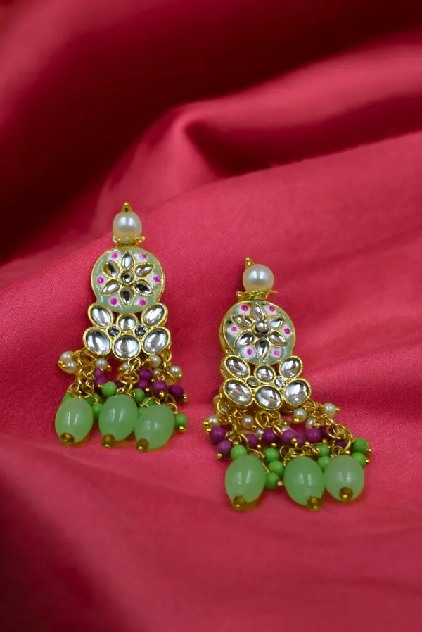 Choker_Necklace_Mint_Set_with_Maang_Tikka