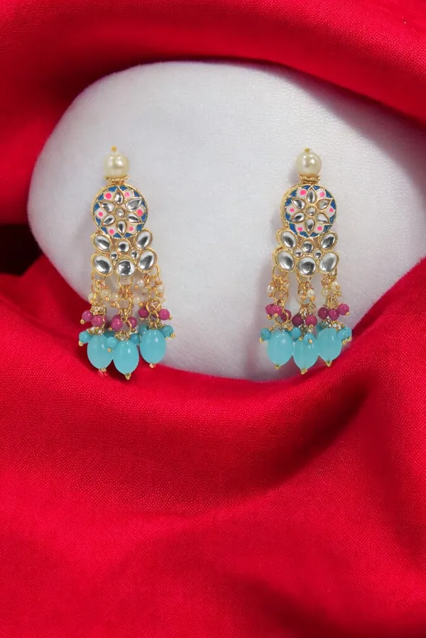 Quality_Sky_Choker_Necklace_Set_with_Maang_Tikka