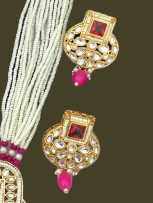 Trendy_Pearl_Rani_Dark_Pink_Long_Necklace_Set