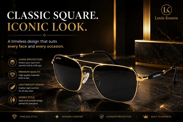 LOUIS_KOUROS_Black_Tigor_Mirrored,_Night_Vision,_Toughened_Glass_Lens,_UV_Protection_Rectangular,_Wayfarer,_Retro_Square_Sunglasses_(57)_(For_Men_&_Women,_Black)